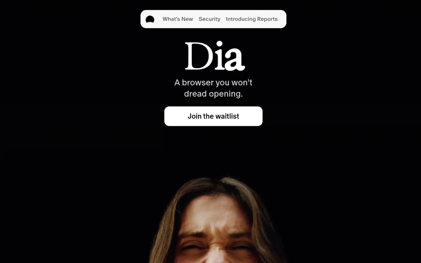 Dia 浏览器官网截图