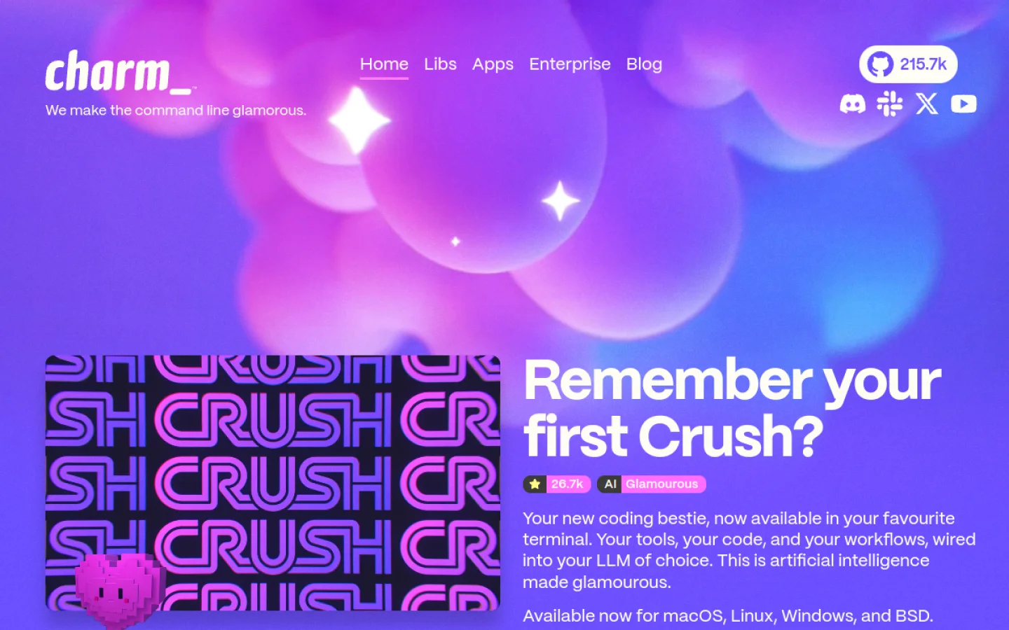 Crush官网截图