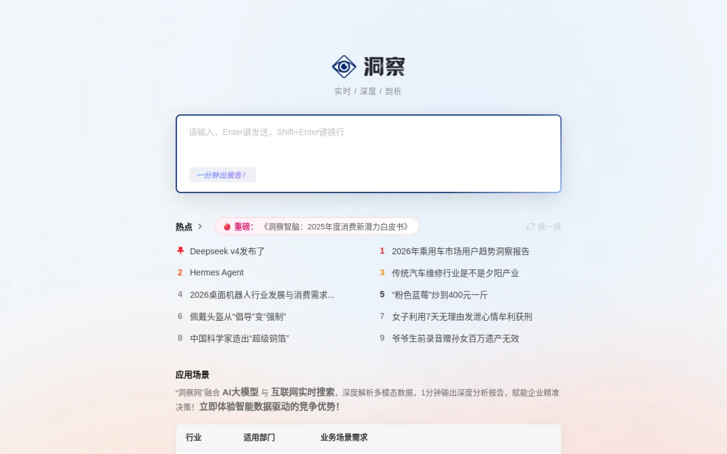 洞察官网截图