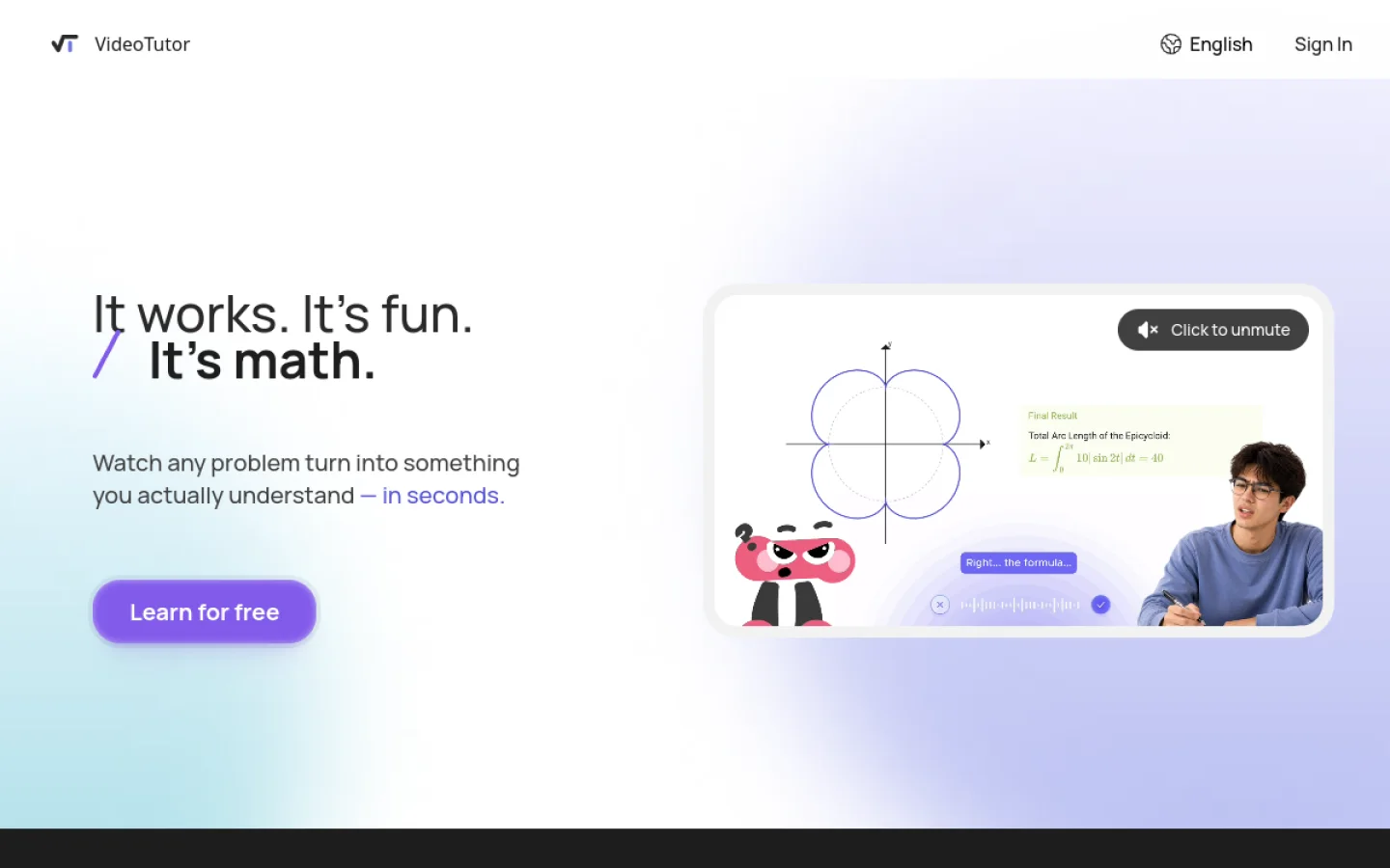 VideoTutor官网截图