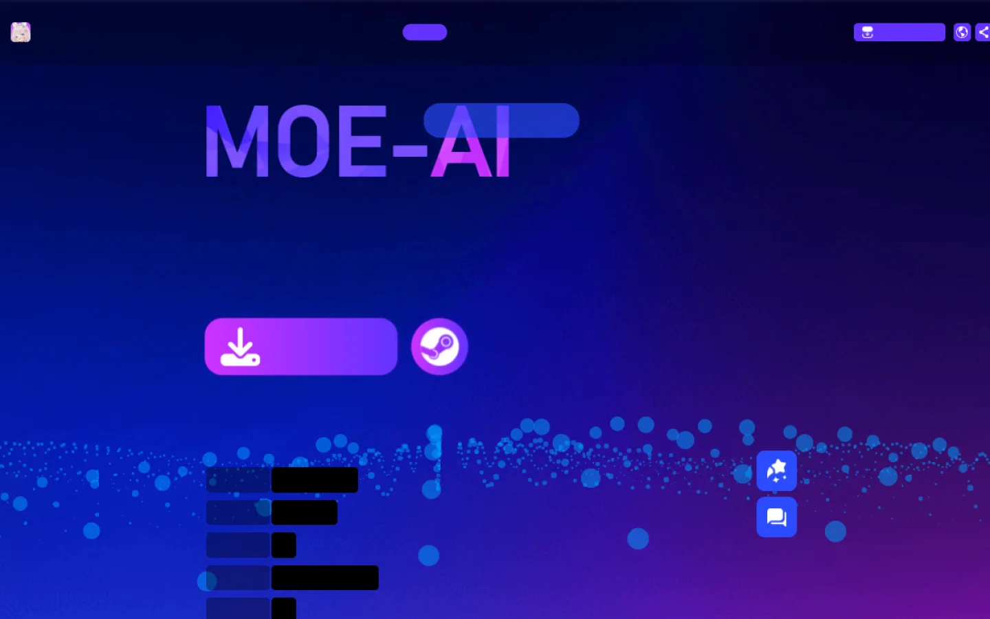 MoeAI官网截图