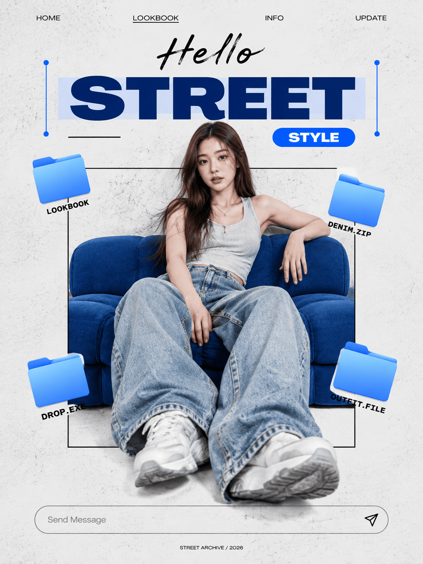 制作一张“STREET STYLE”主题