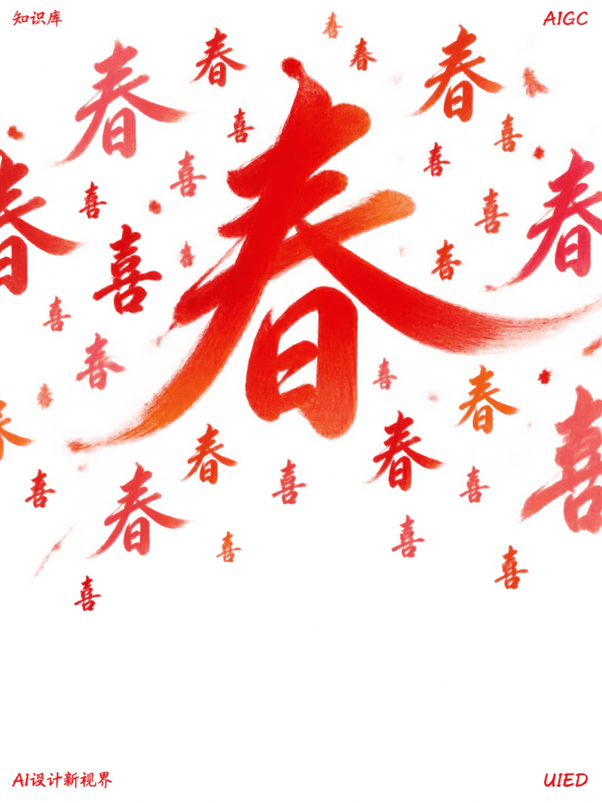 创作一张“春风入画”原创新春书法装饰素材