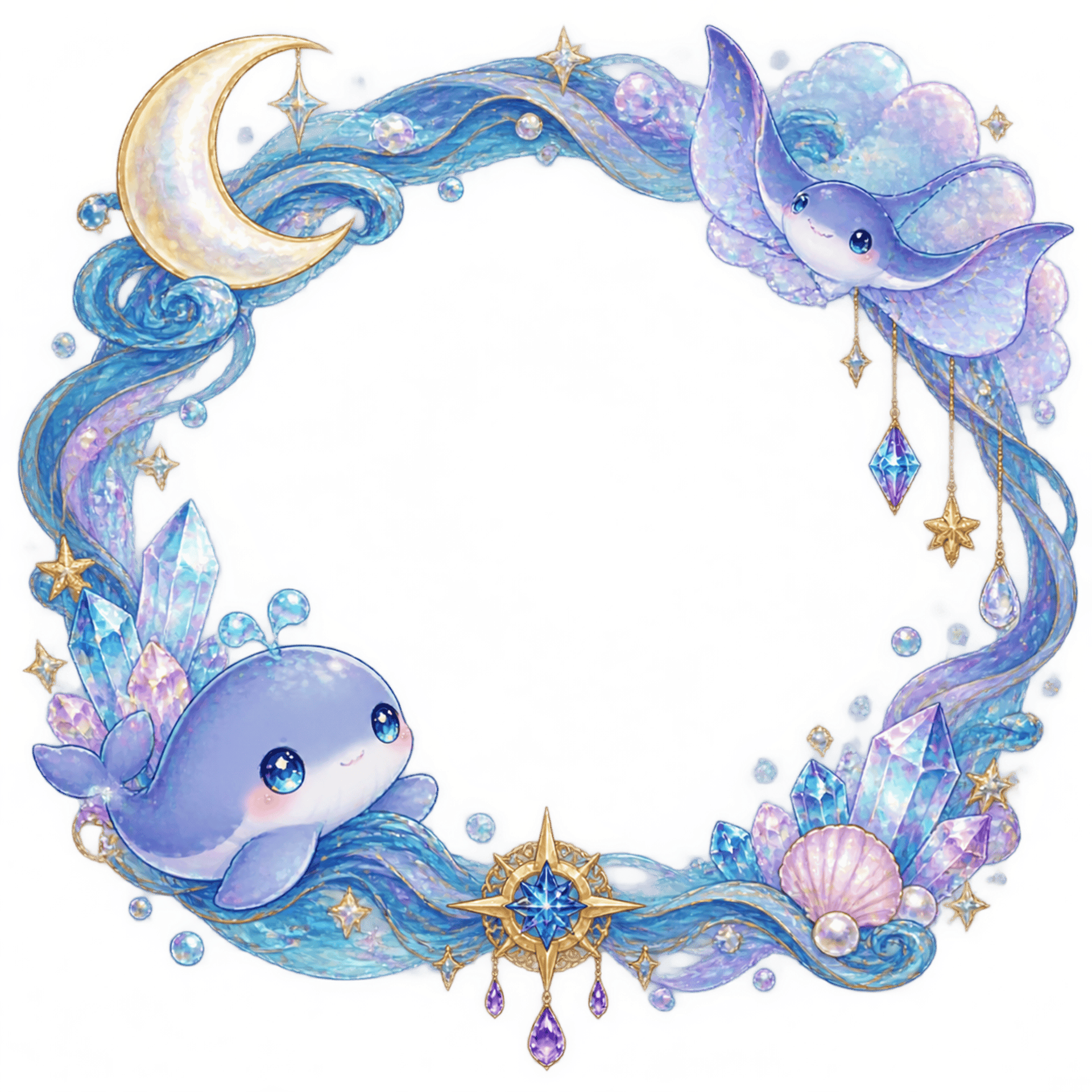 梦幻海洋幻想游戏头像框