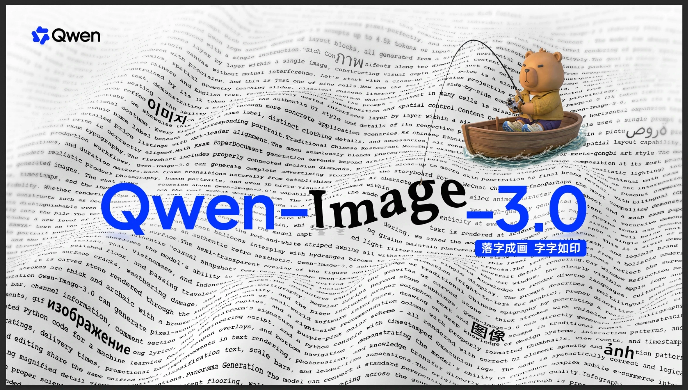 千问Qwen-Image-3.0更新