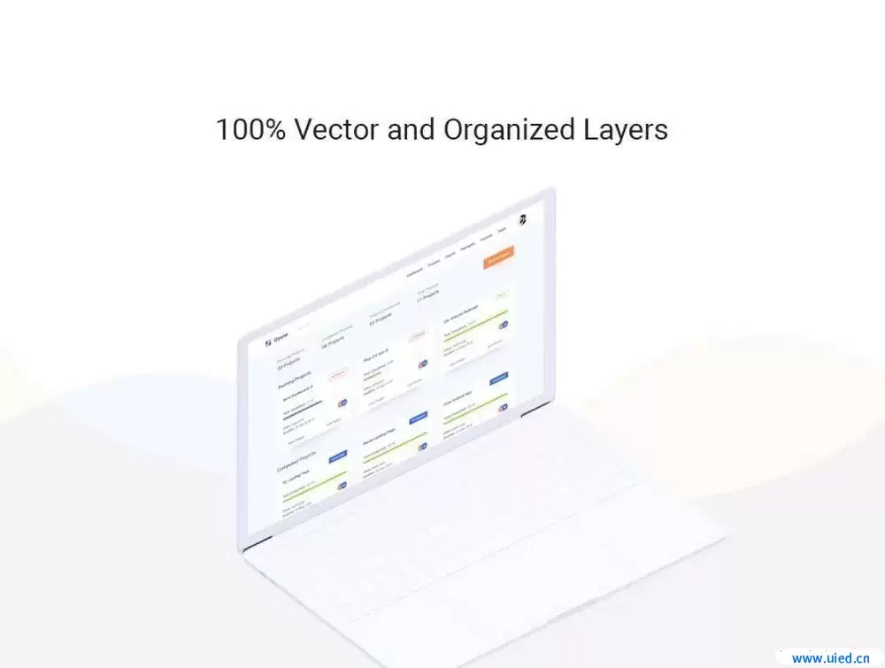 图片[2]-网页设计后台管理交互设计XD源文件项目管理Web UI工具包下载-爱设计爱分享c