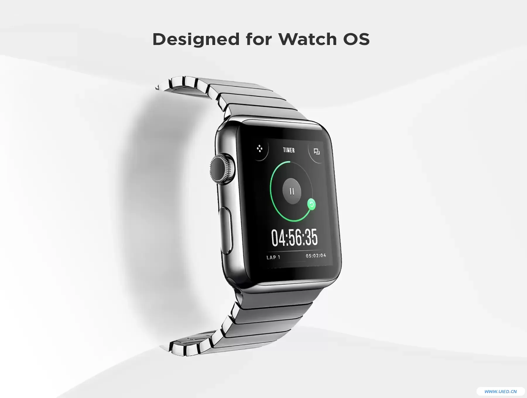 健康跟踪观察手表应用程序UI套件优质设计素材下载