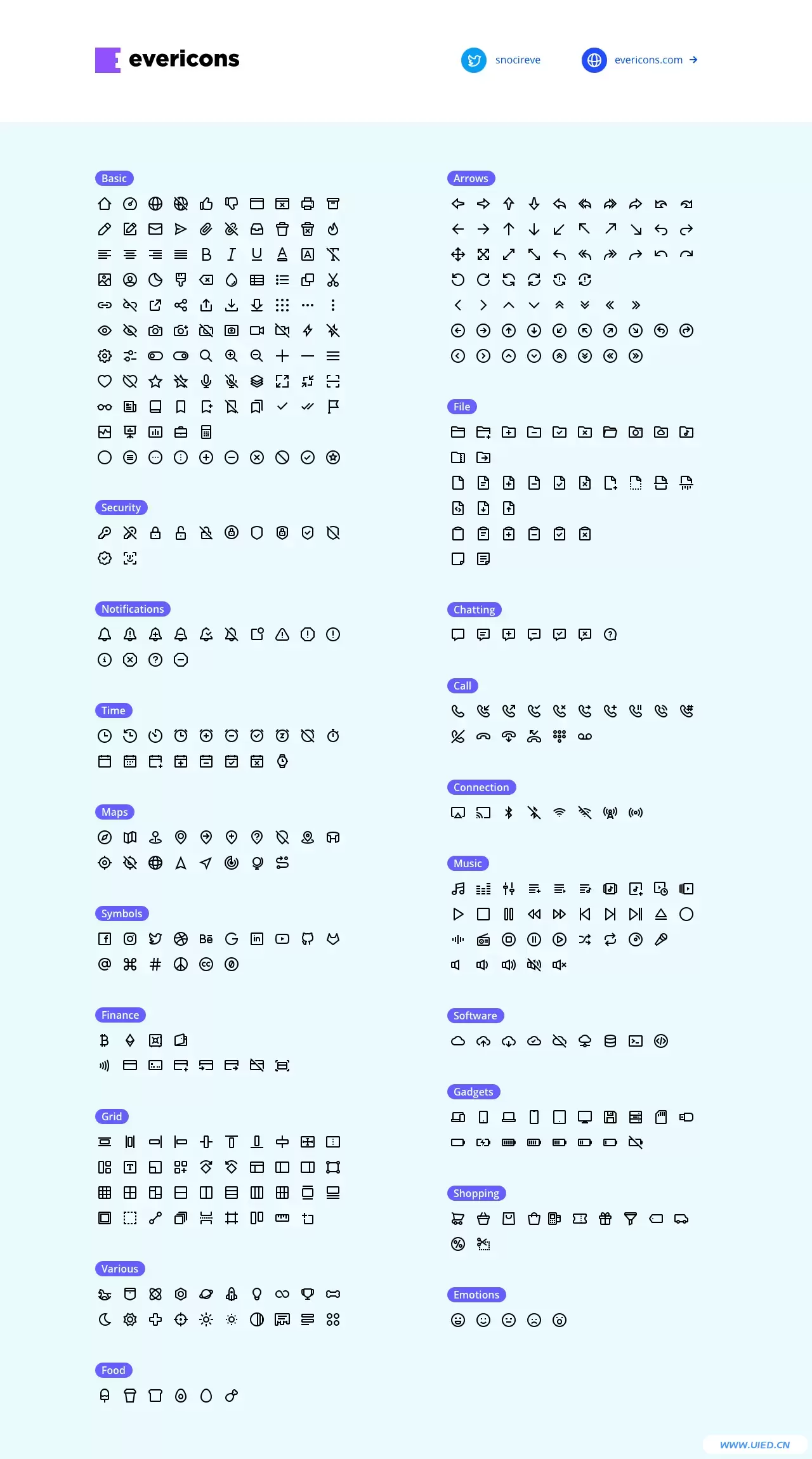 420+ CC0 图标包