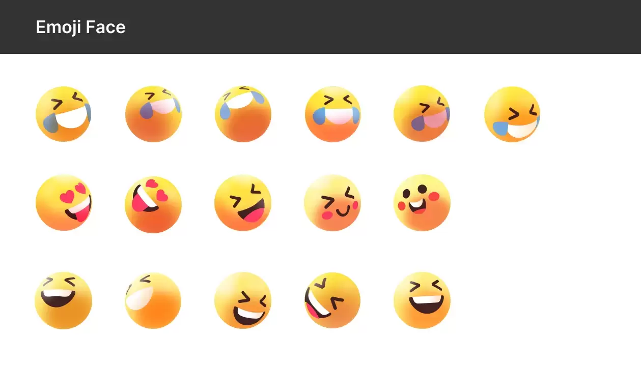 3D-emoji表情图标