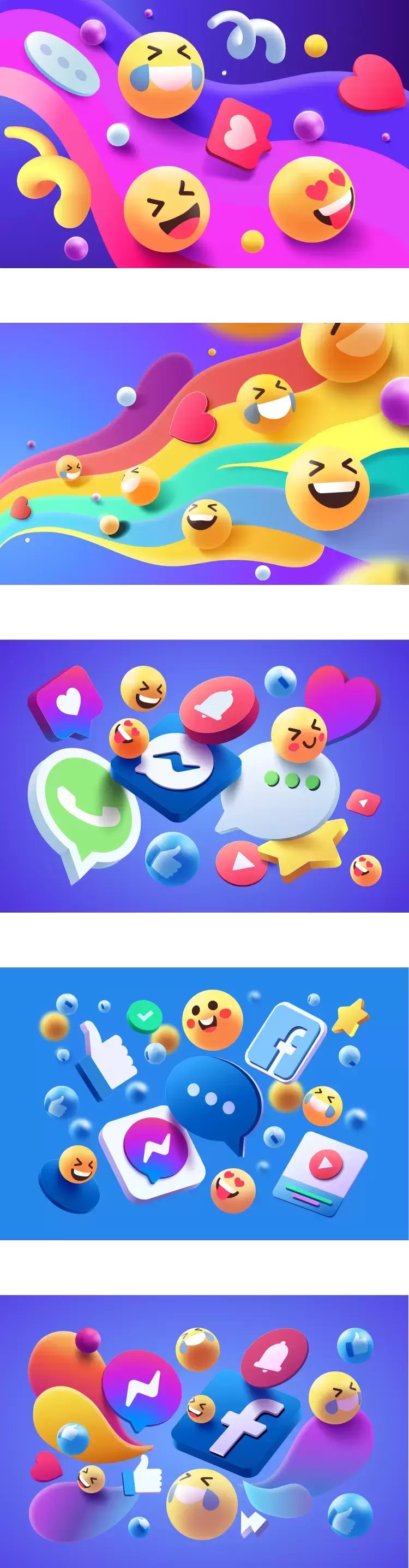 3D-emoji表情图标