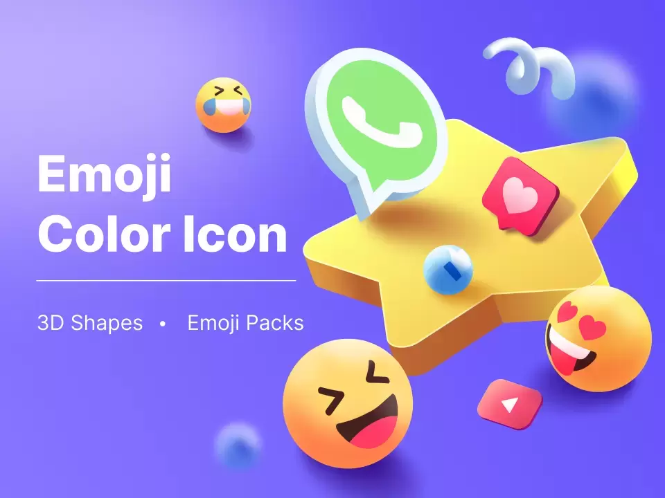 3D-emoji表情图标