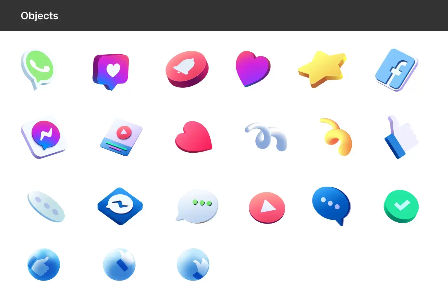 3D-emoji表情图标