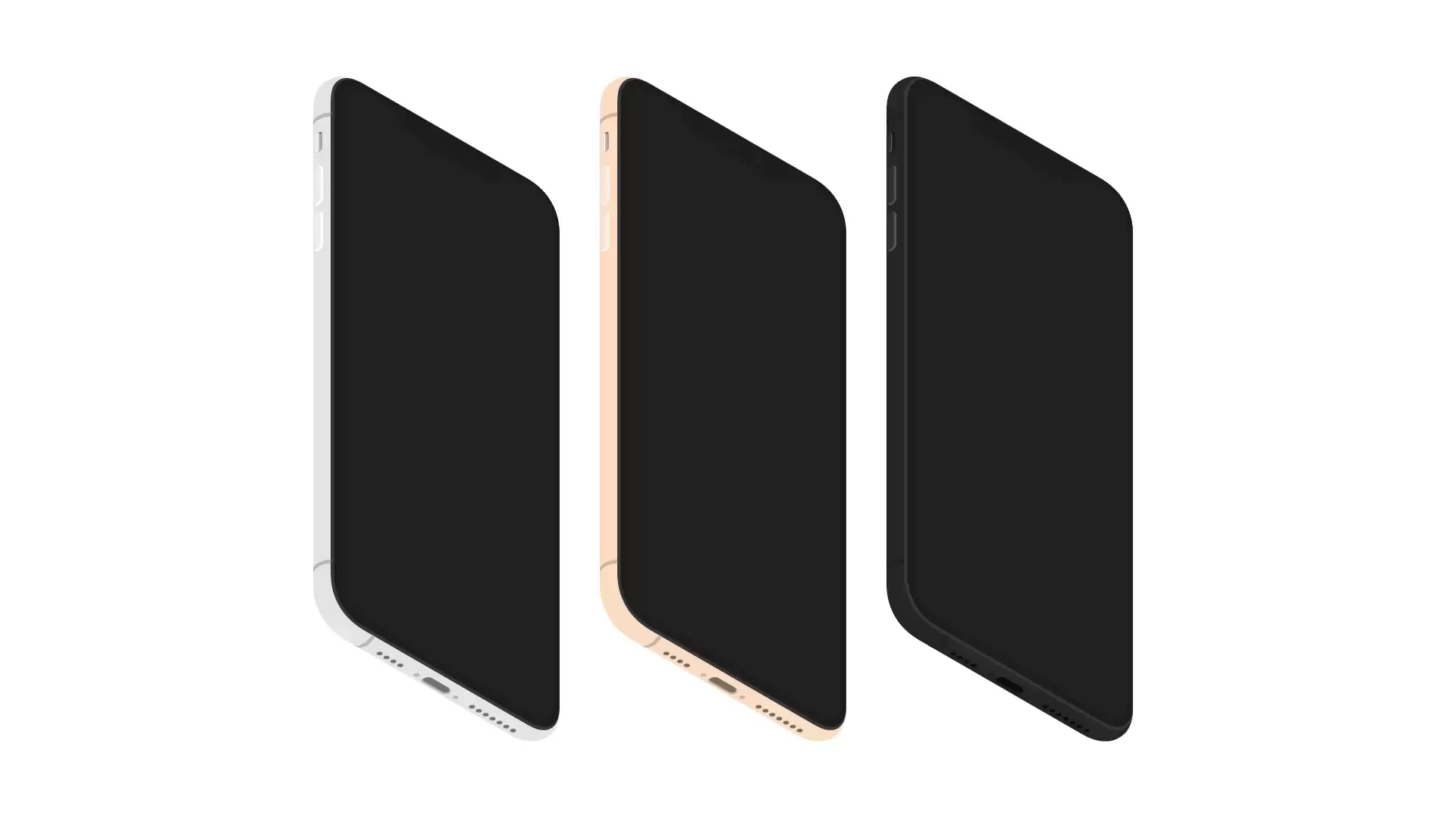 iPhone XS 样机各角度合集