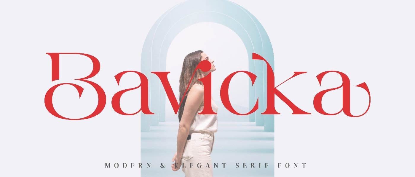 时尚的 Ligature Serif 字体
