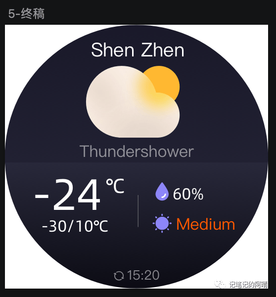 我和天气界面的设计杠上了