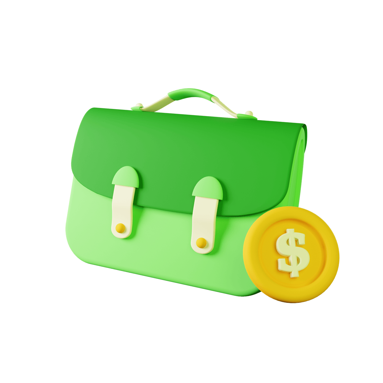 金融货币储蓄3D图标模型