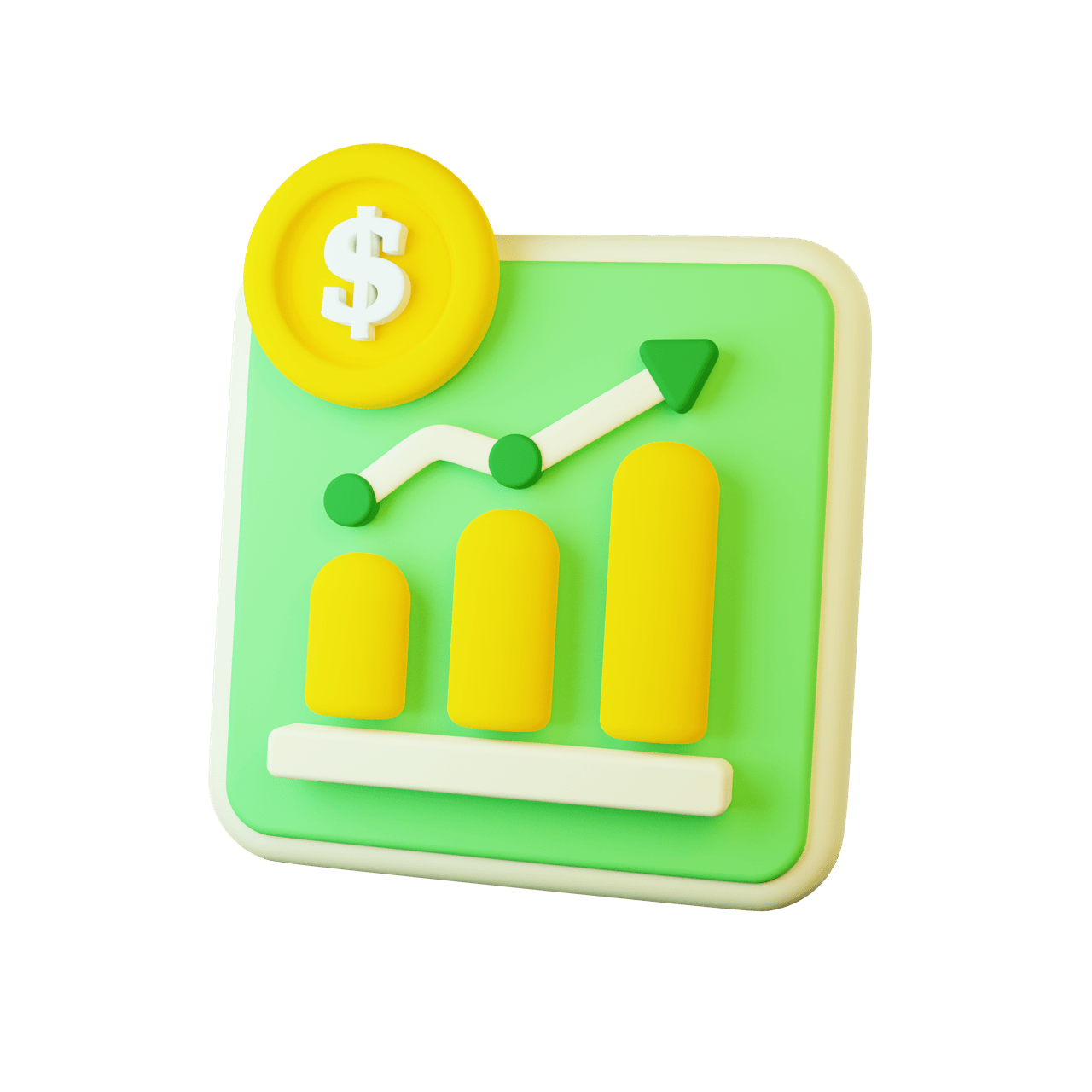 金融货币储蓄3D图标模型