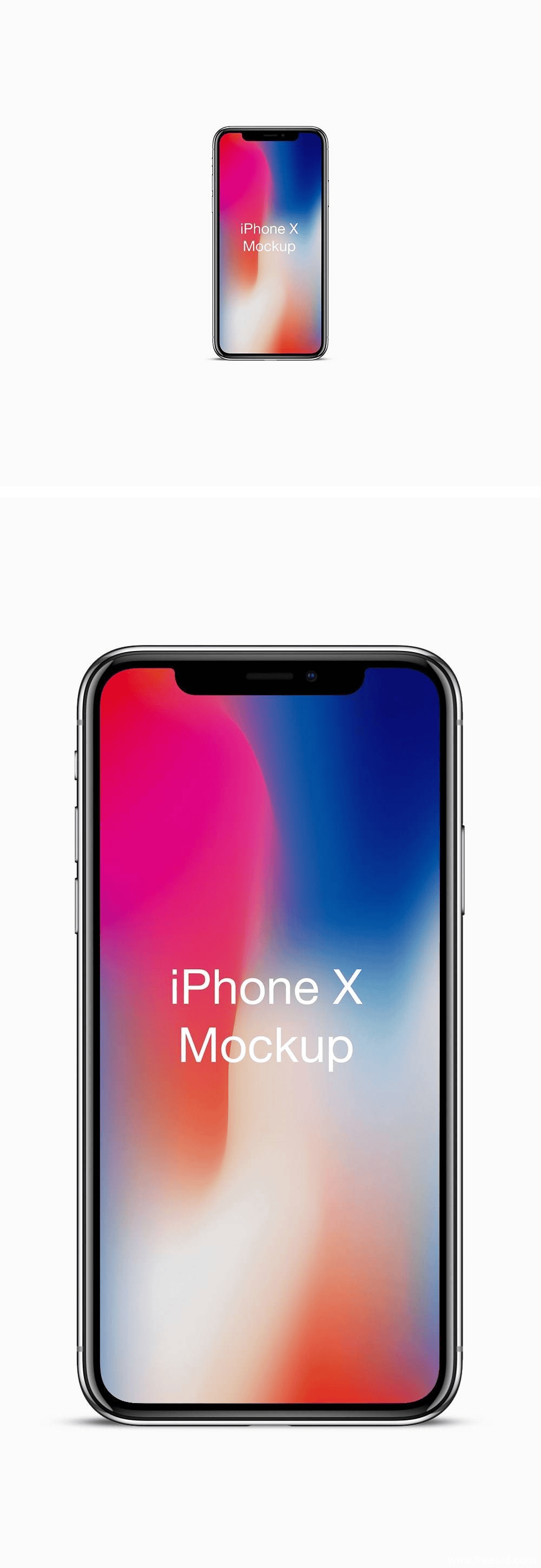 免费iPhone X Mockup PSD下载