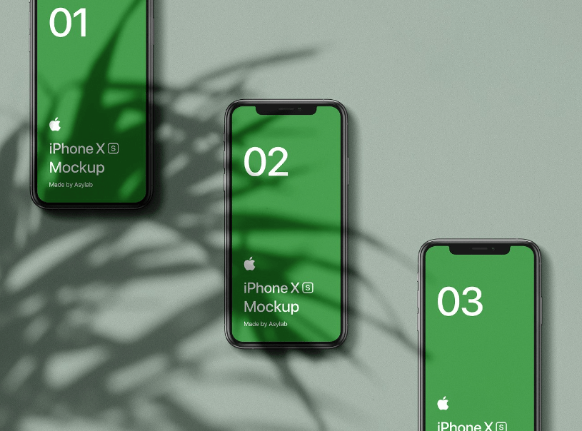 免费iphone xs样机psd素材下载