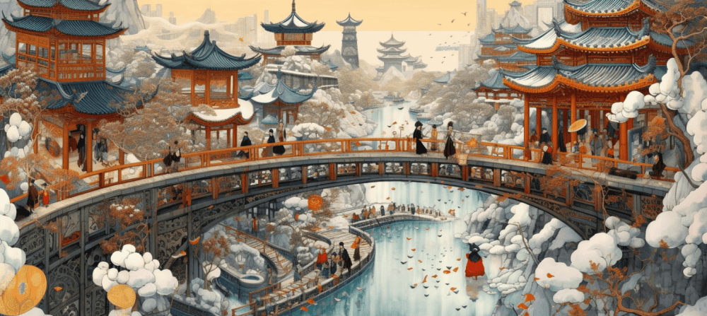 MidJourney 中国风场景的基础提示词