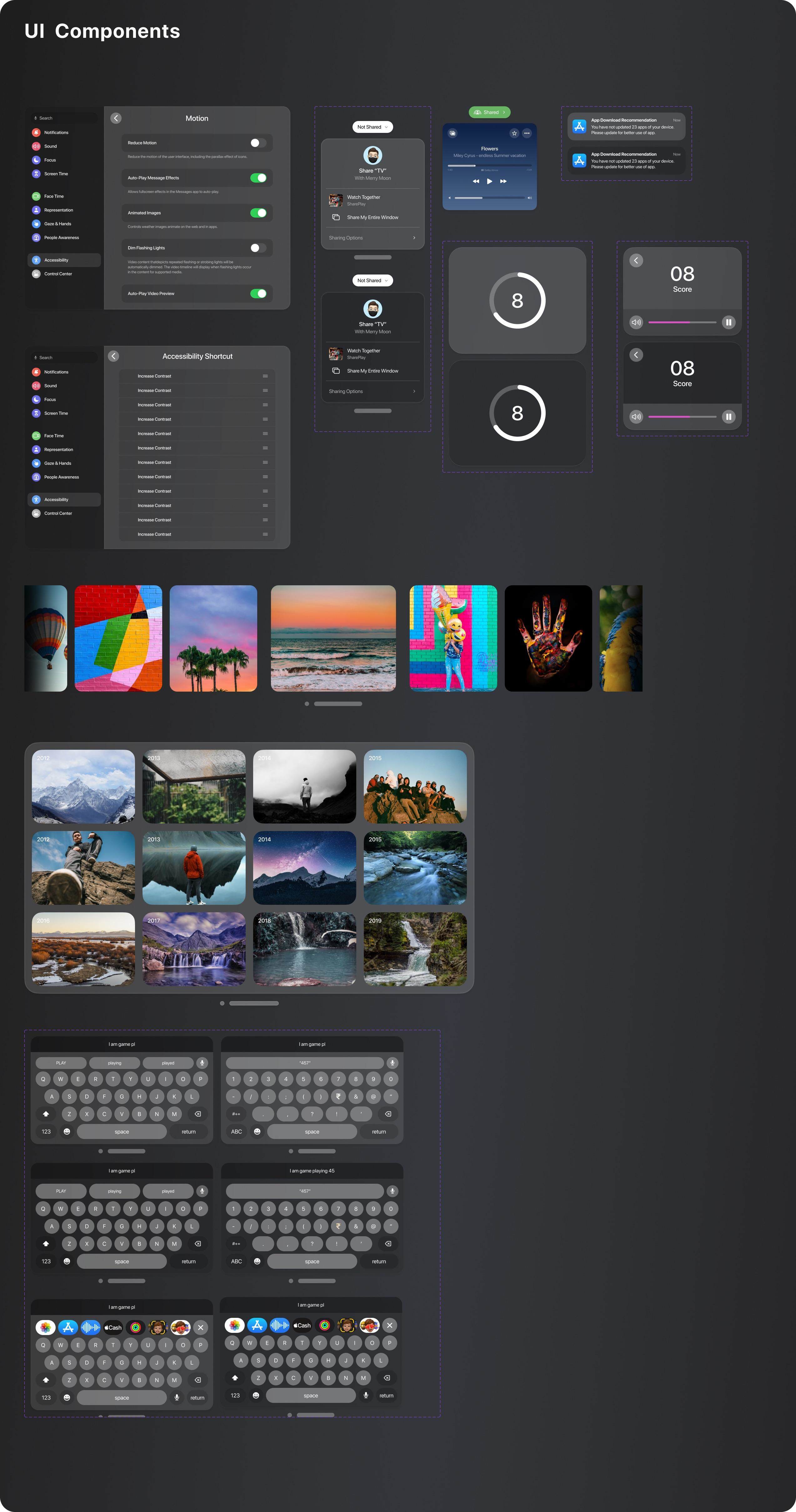 Apple visionOS 设计系统素材下载