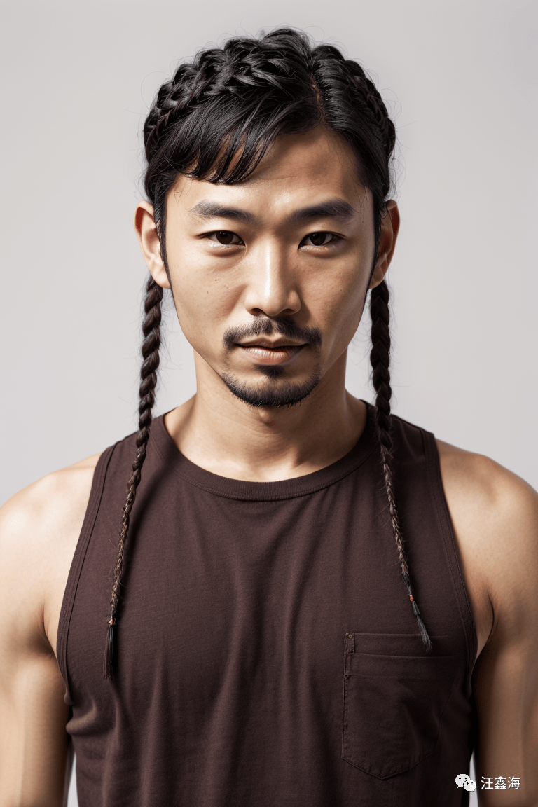 00831-265414389-Cornrow Braids,1Asian man, Pure white background, professional photograph,_.png