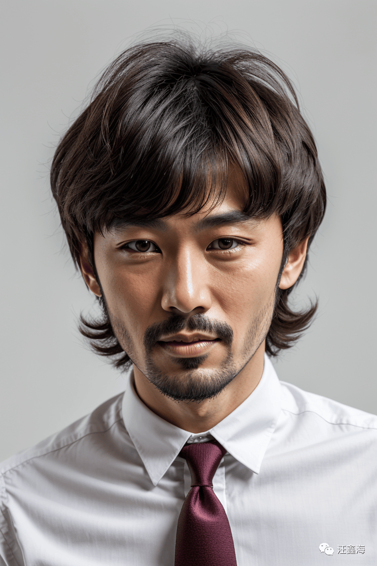00881-2768120522-beatles_hair,1Asian man, Pure white background, professional photograph,_.png