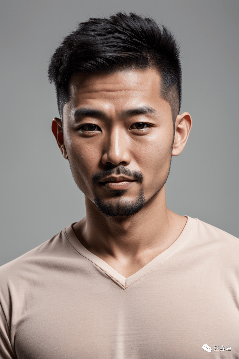 00895-4288874939-Buzz Cut,1Asian man,Pure white background,professional photograph,.png