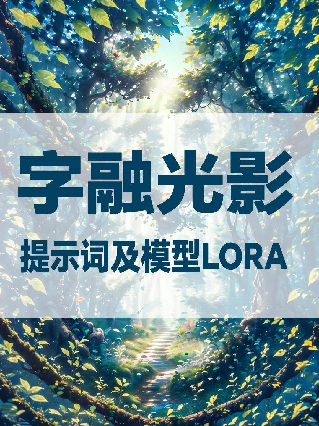 字融入光影!AI造字字体设计之希望!