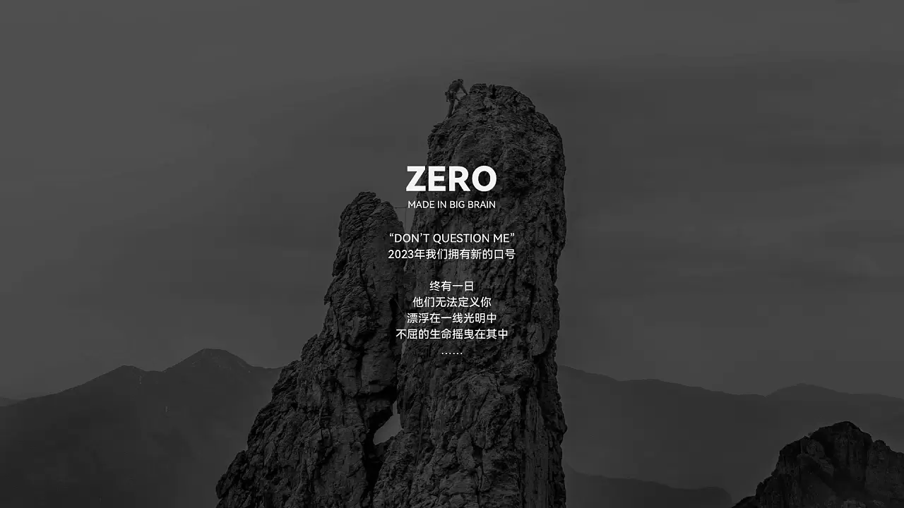 “ZERO”品牌设计