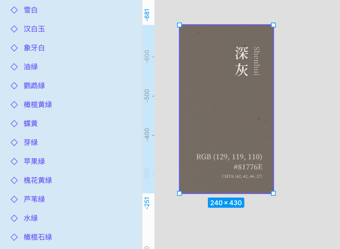 生成的卡片