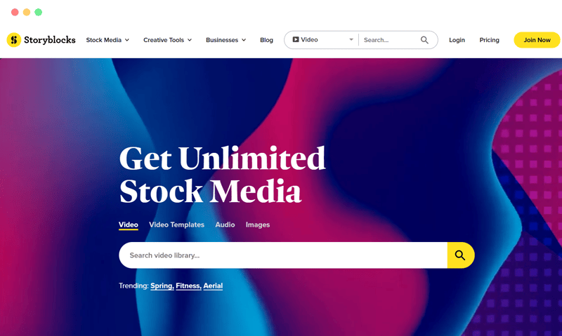 Storyblocks: 版权视频模板特效背景音乐素材资源下载网站