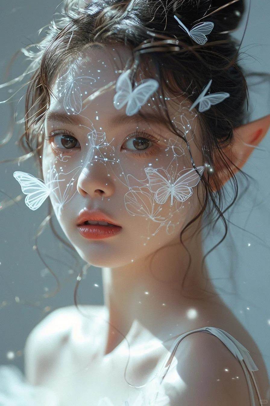 Midjourney V6 | 精灵少女✨1