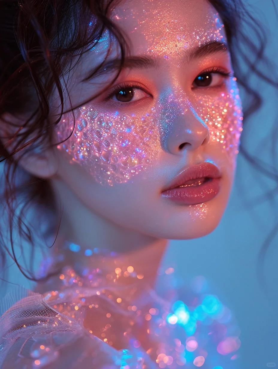 Midjourney v6｜绝美珠光少女3✨