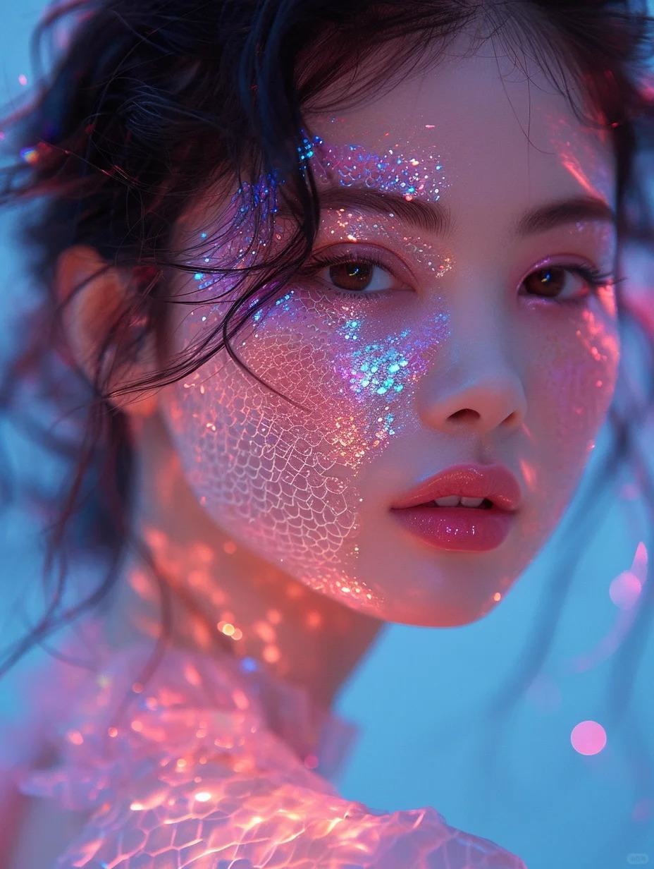 Midjourney v6｜绝美珠光少女3✨