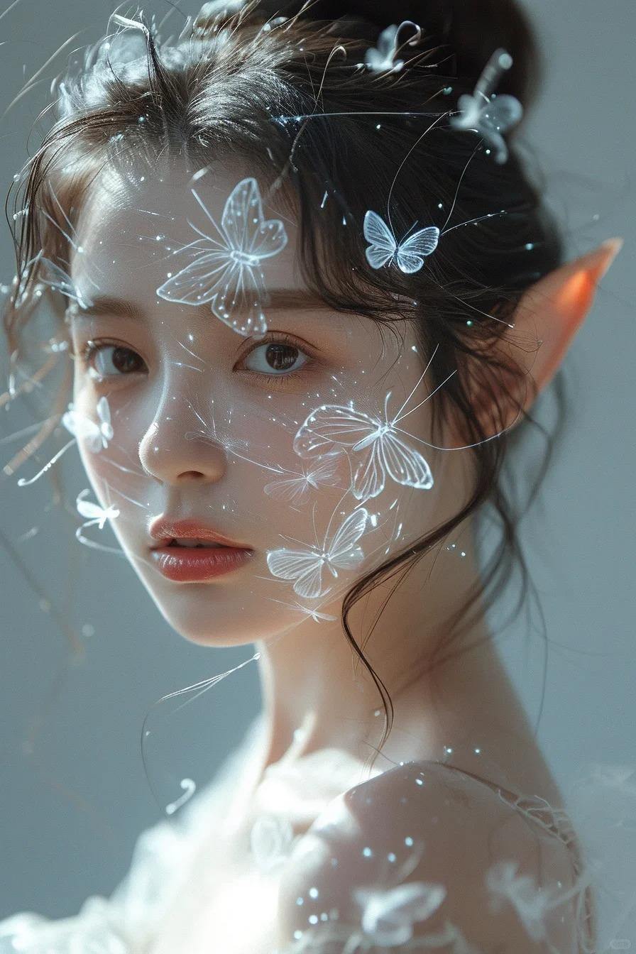 Midjourney V6 | 精灵少女✨1