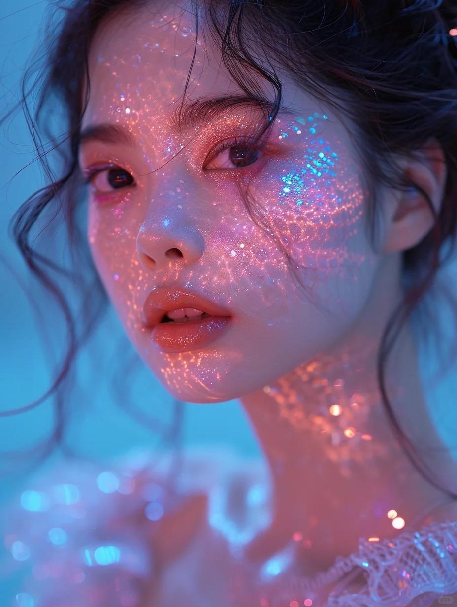 Midjourney v6｜绝美珠光少女3✨