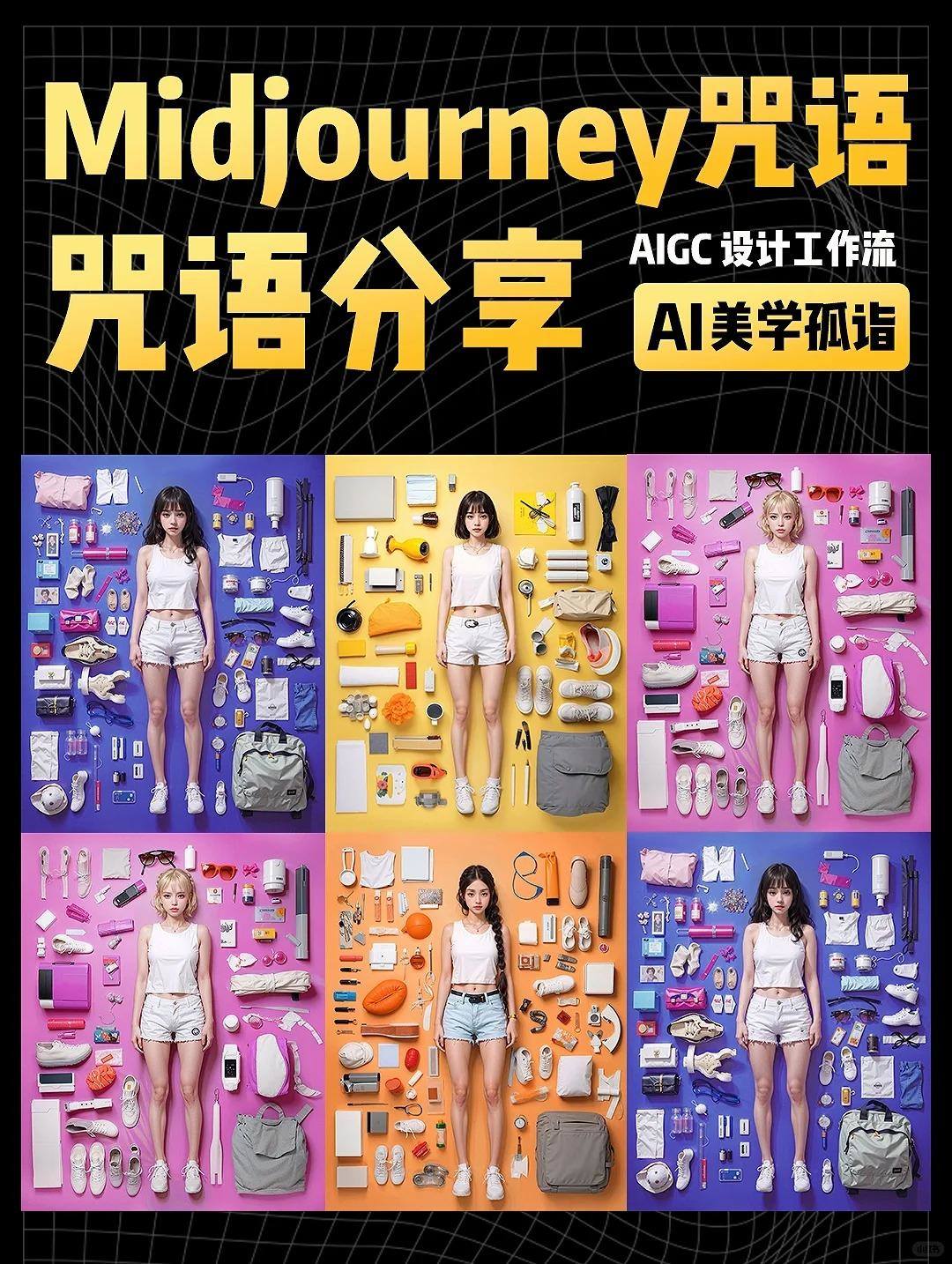 AIGC|Midjourney小物件创意咒语分享