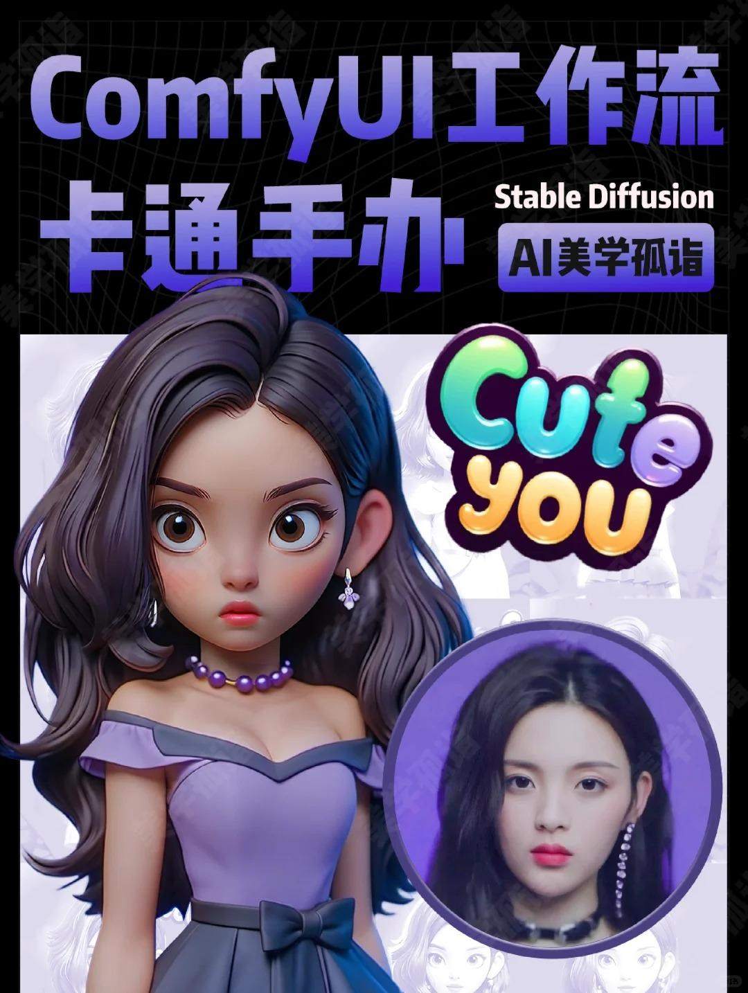 AIGC | ComfyUI卡通手办换脸工作流