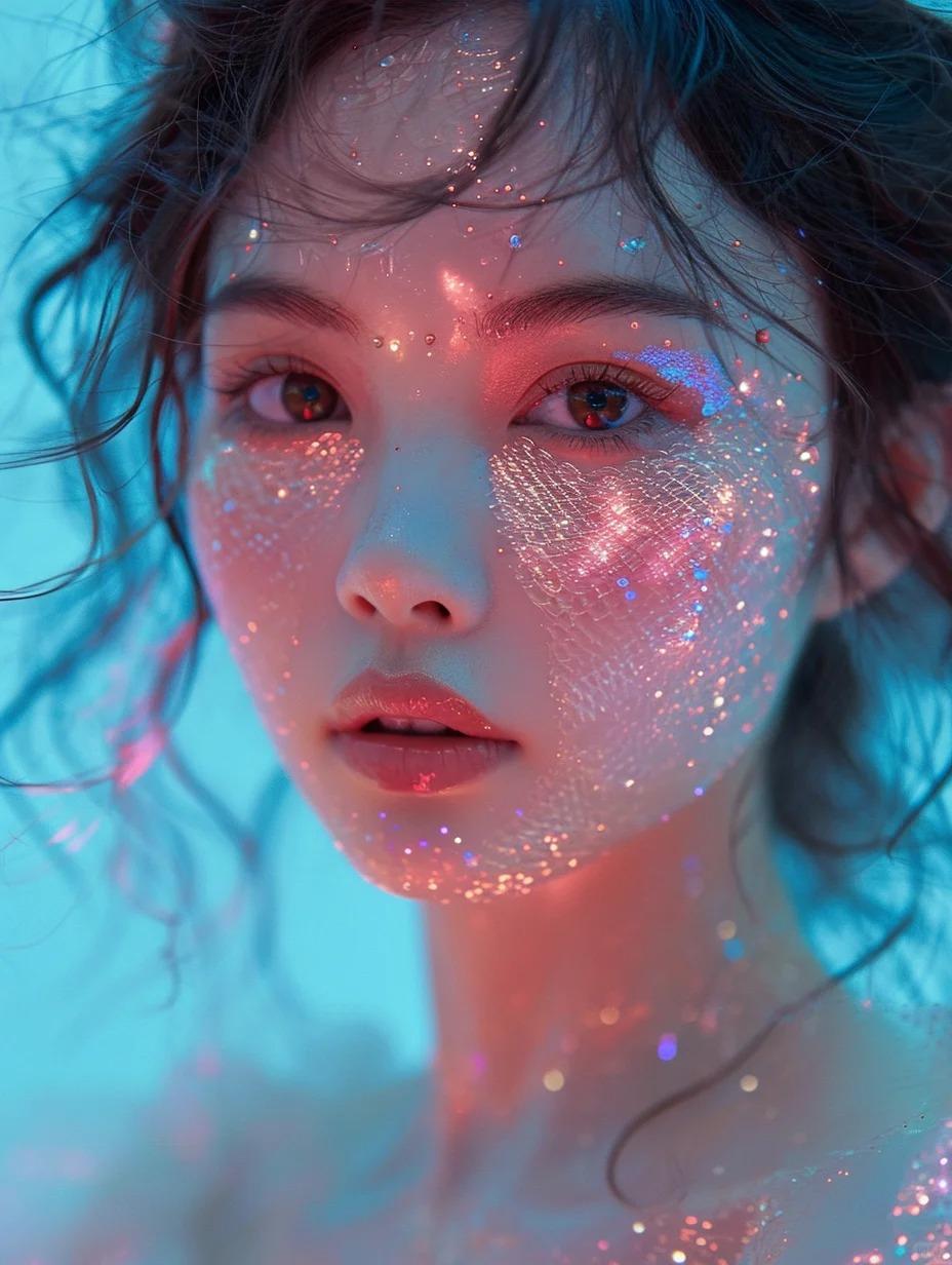 Midjourney v6｜绝美珠光少女3✨