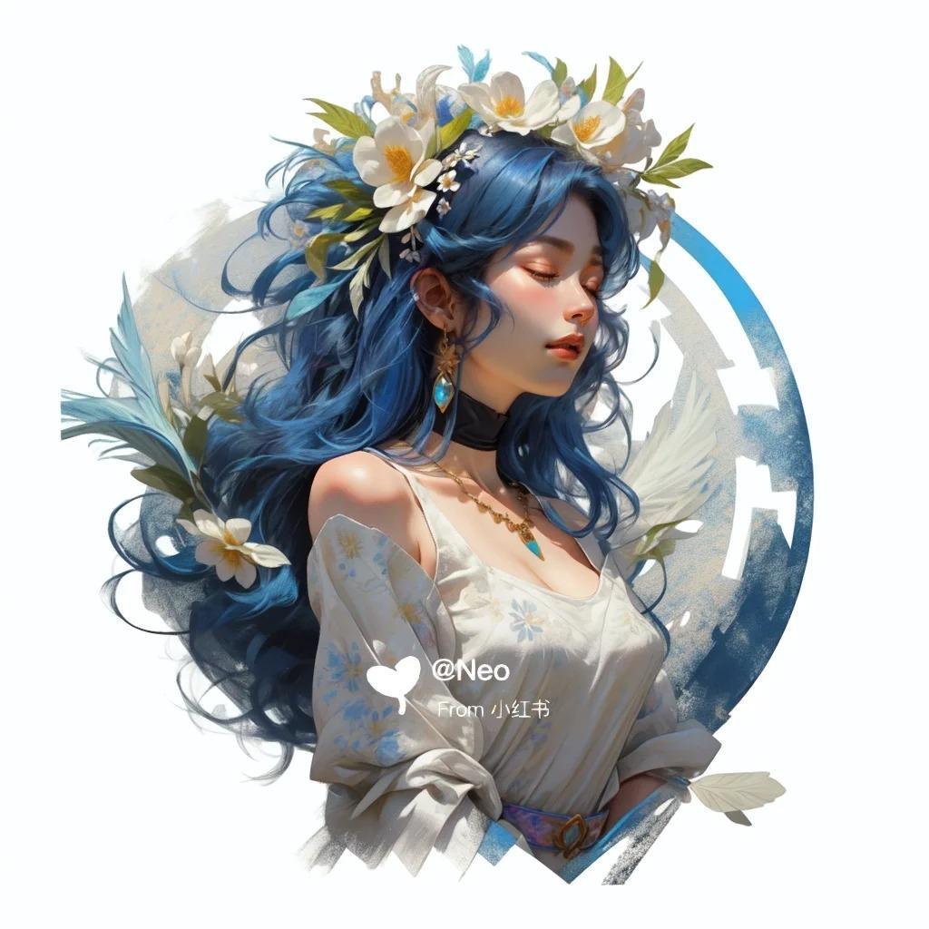 花间少女自在风姿