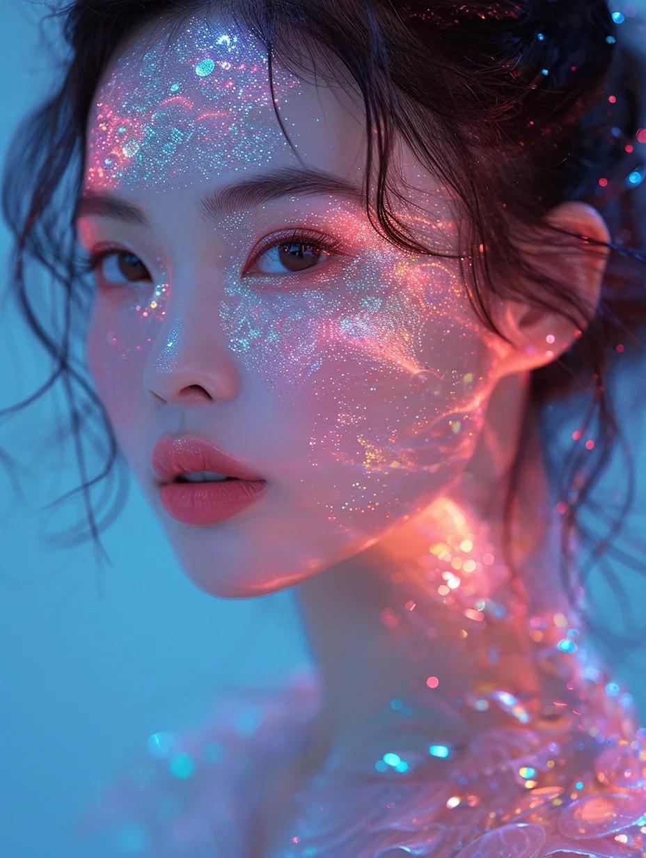 Midjourney v6｜绝美珠光少女3✨