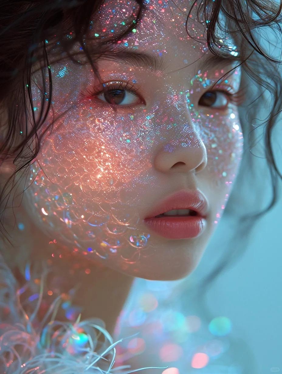Midjourney v6｜绝美珠光少女4✨