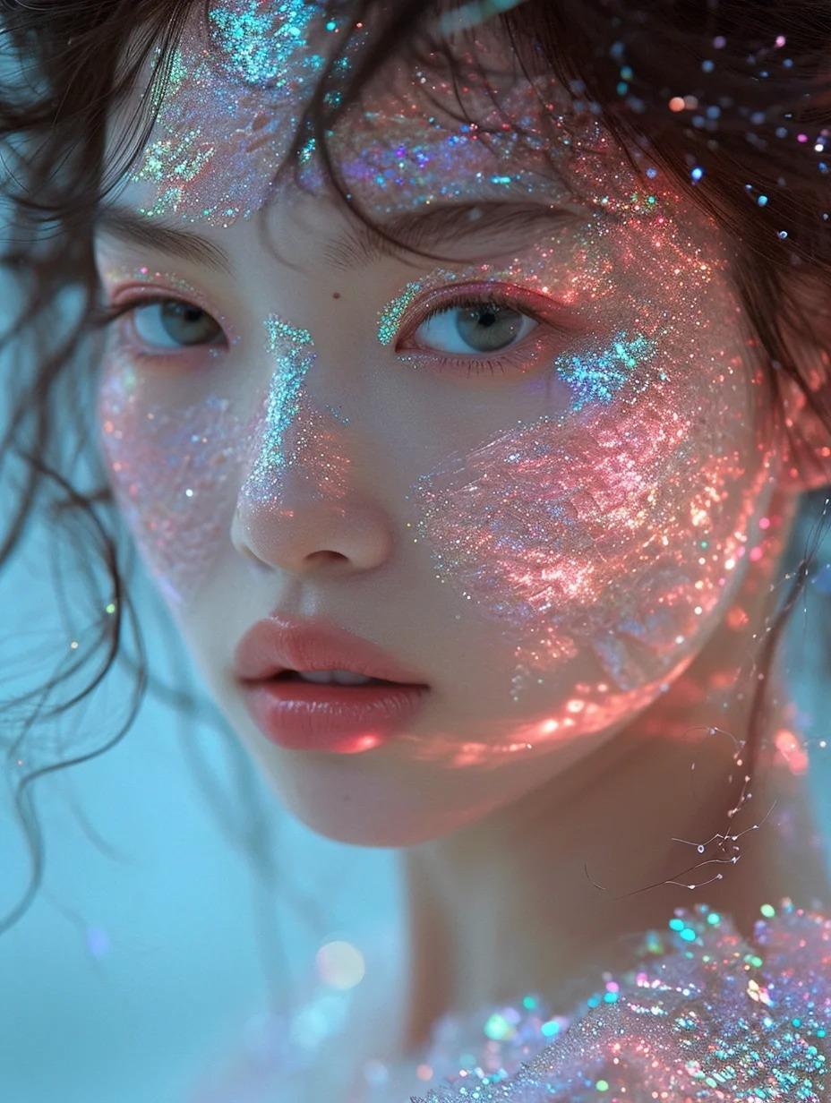 Midjourney v6｜绝美珠光少女4✨