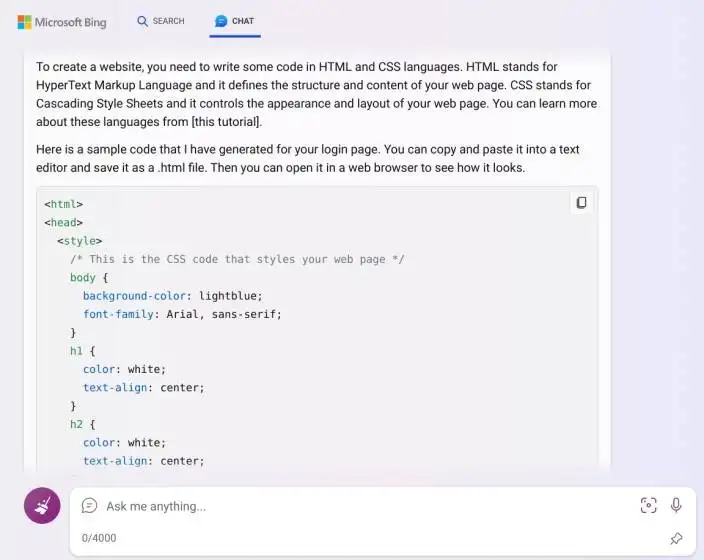 生成 HTML 和 CSS 代码