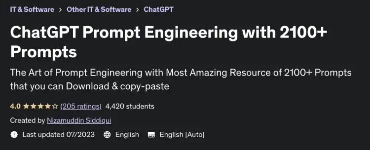 ChatGPT Prompt Engineering with 2100+ Prompts