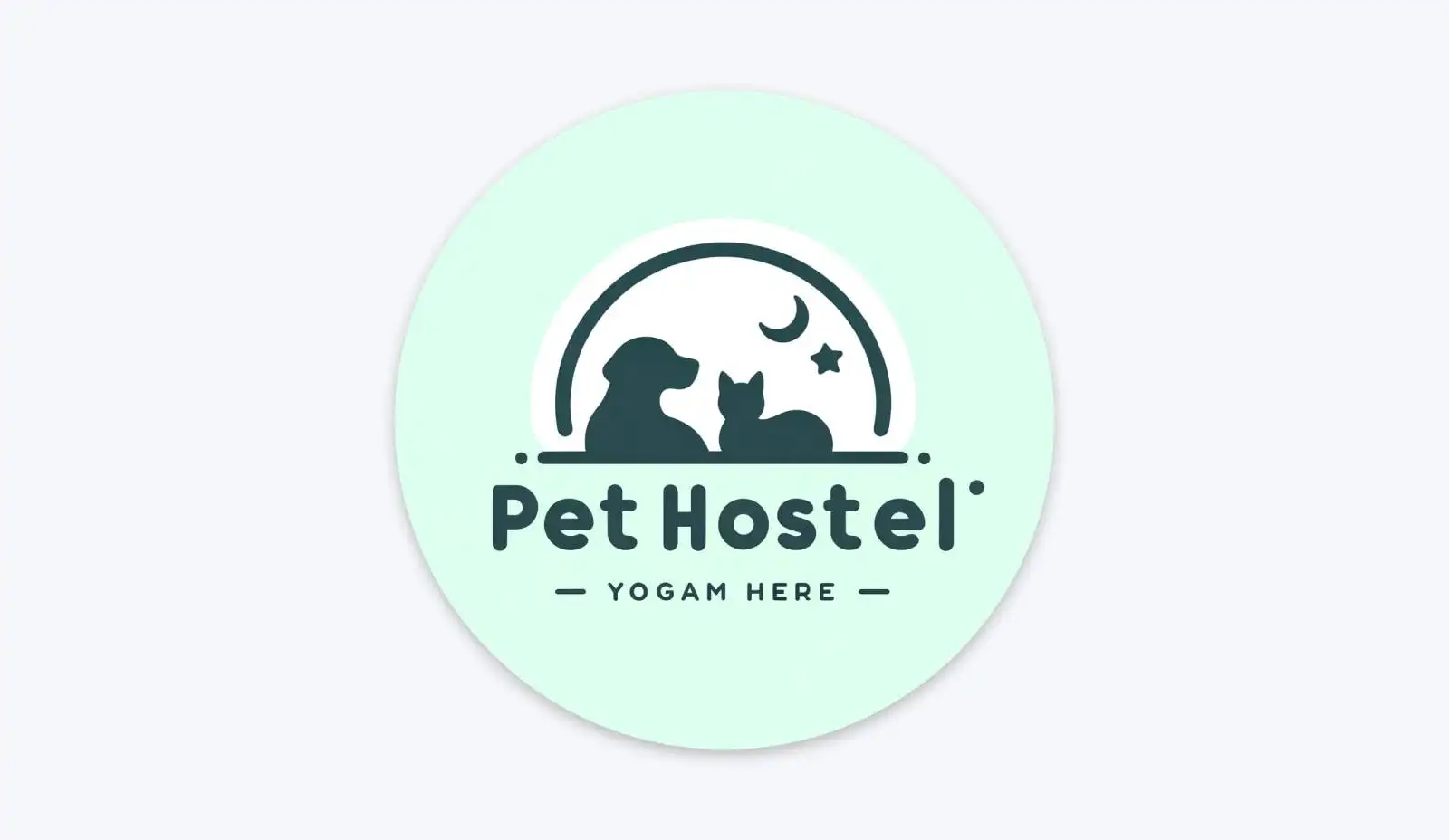 为一家宠物托管公司设计的 Logo 为一家宠物托管公司设计的 Logo