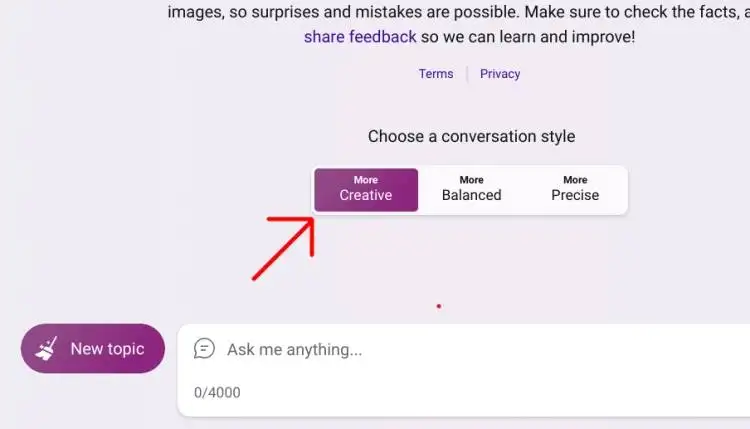 进入 "Creative" 模式