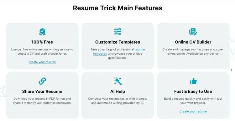 Resume Trick功能特征