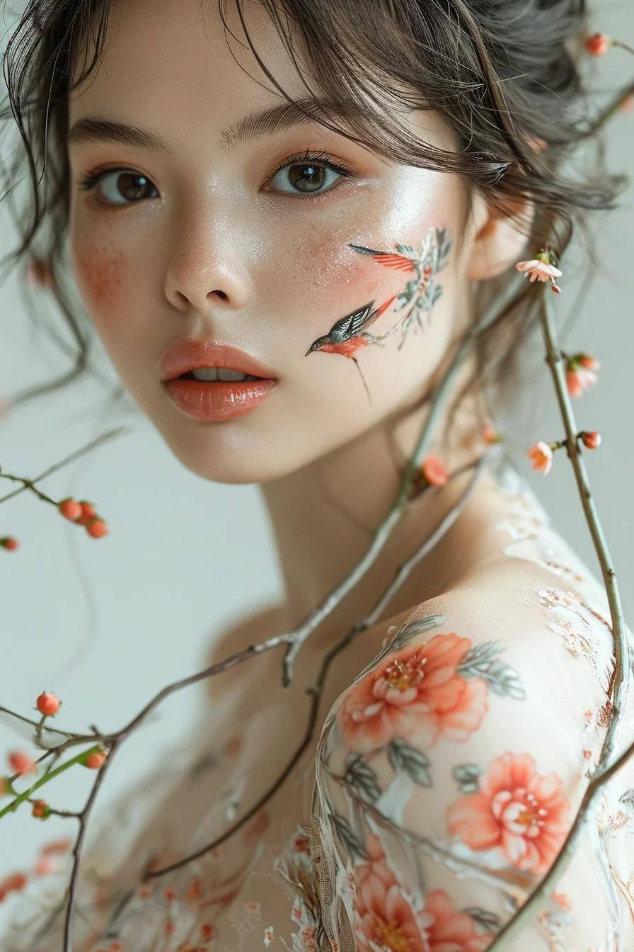 Midjourney V6｜工笔妆?️